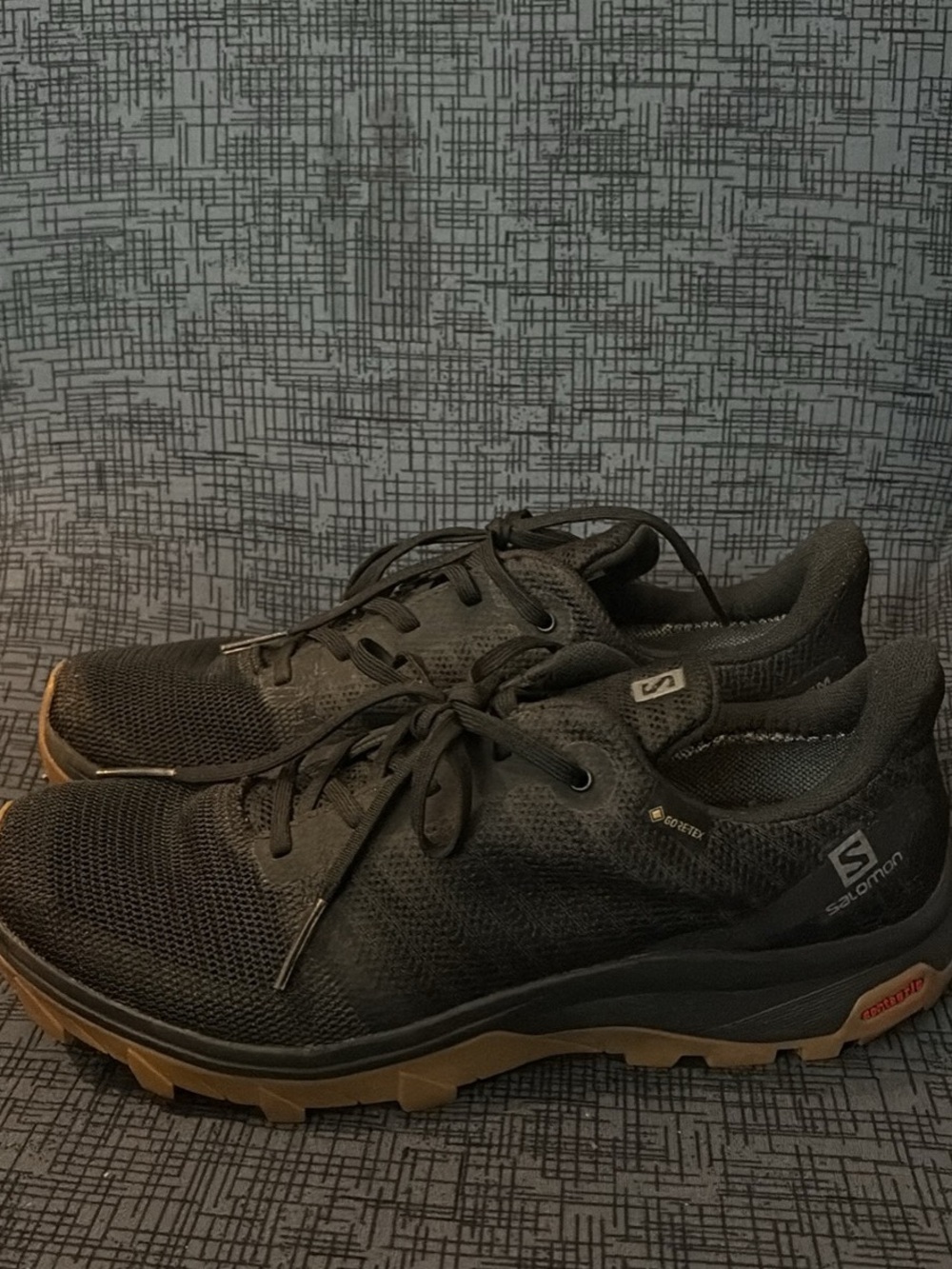 Salomon Black and Brown Trail Running Shoes